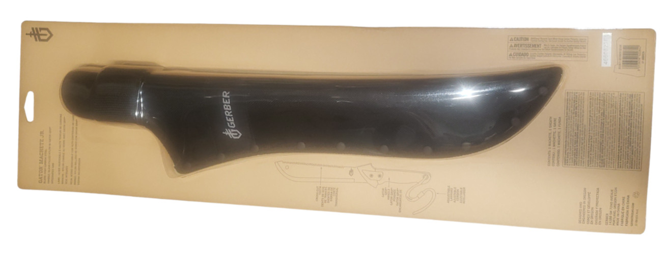 New Gerber Gator Machete Jr Junior Dual Blade and Sheath Integrated Saw Lanyard