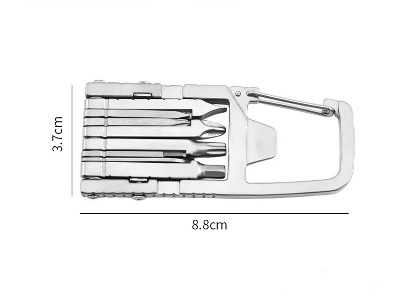 Outdoor Stainless Steel Multi Tools Card Bottle Opener Keychain EDC LittleHelper