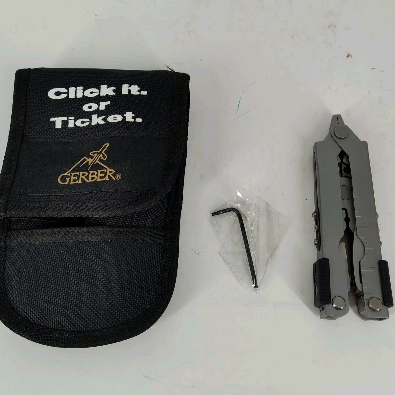 Gerber MP600 Multiplier Tactical Multi-Tool Knife Black Oxide Carbide Cutters