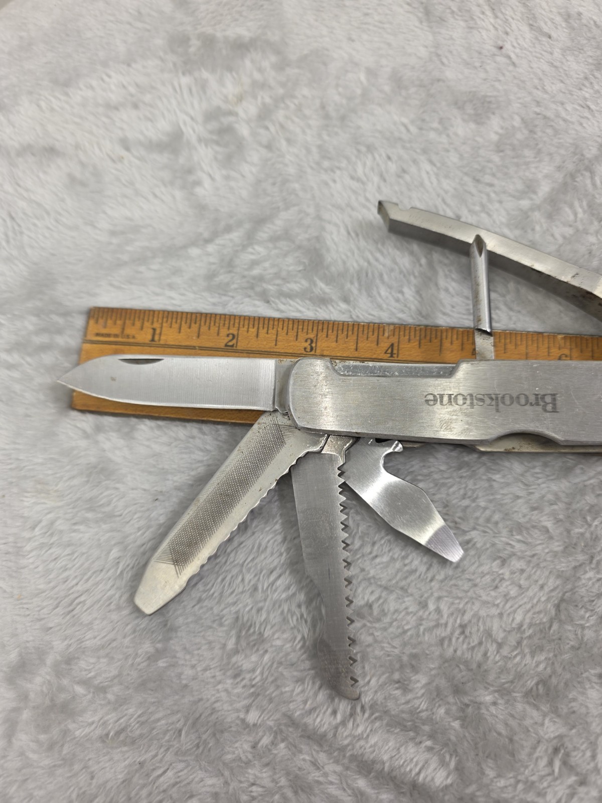 Brookstone Multi Tool 9 Functions 6” Long 11.6 Ounces