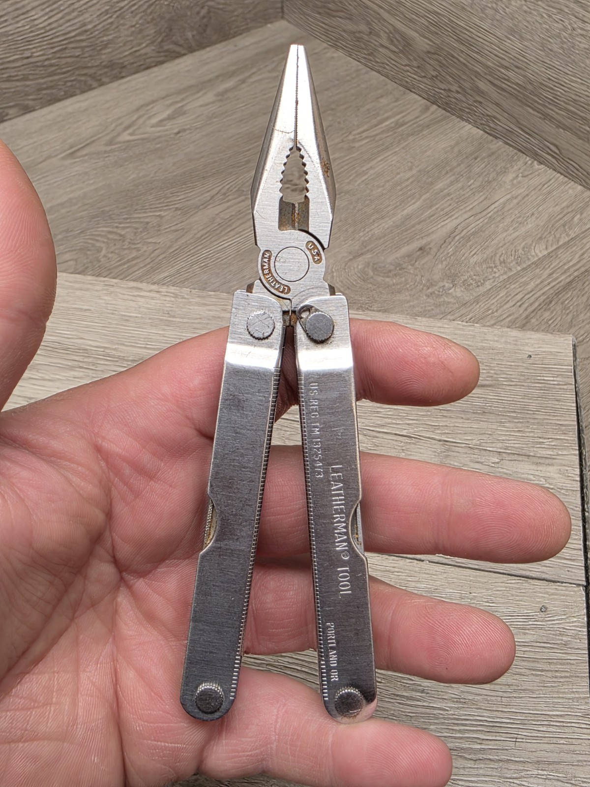 Vtg 1995 Leatherman Tool Multi Camp Survival Pliers Knife Vintage USA READ!!