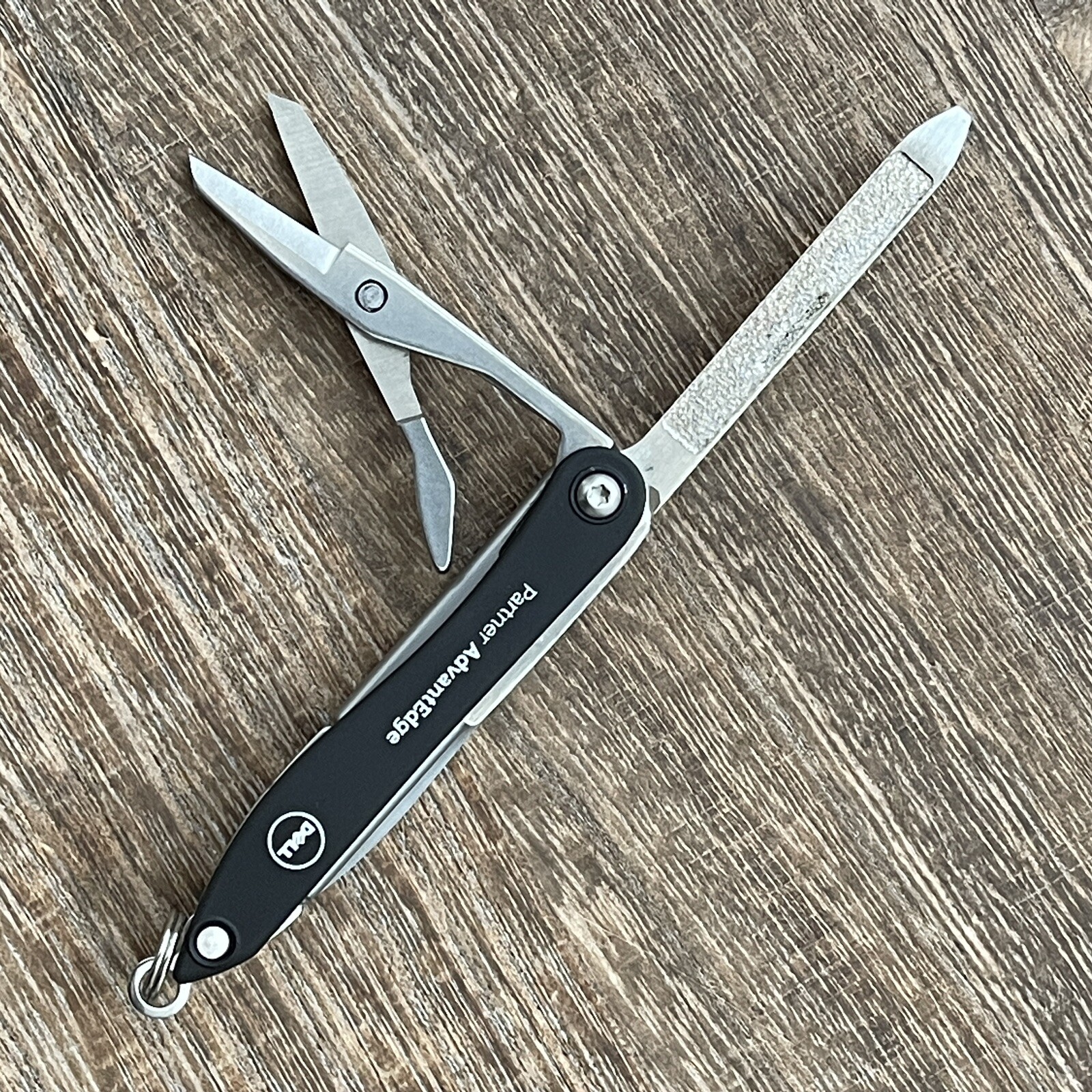 Leatherman Style Black multitool. New. Discontinued. Branded “Dell”.