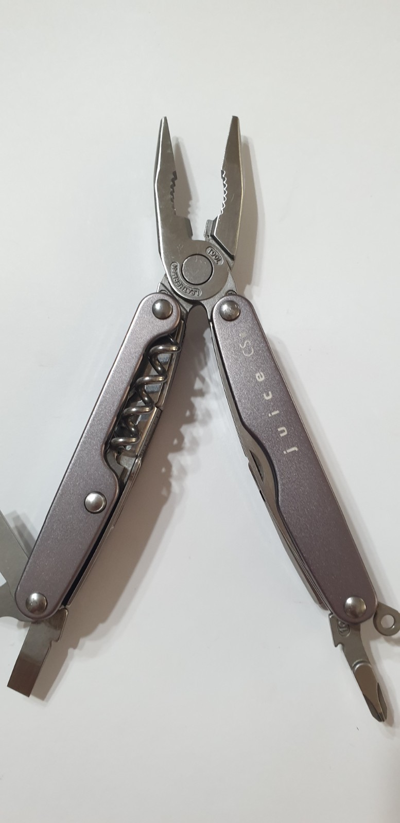 🔥 Leatherman Micra Retired Used Green Polycarbonate Inserts Multi Tool Keychain