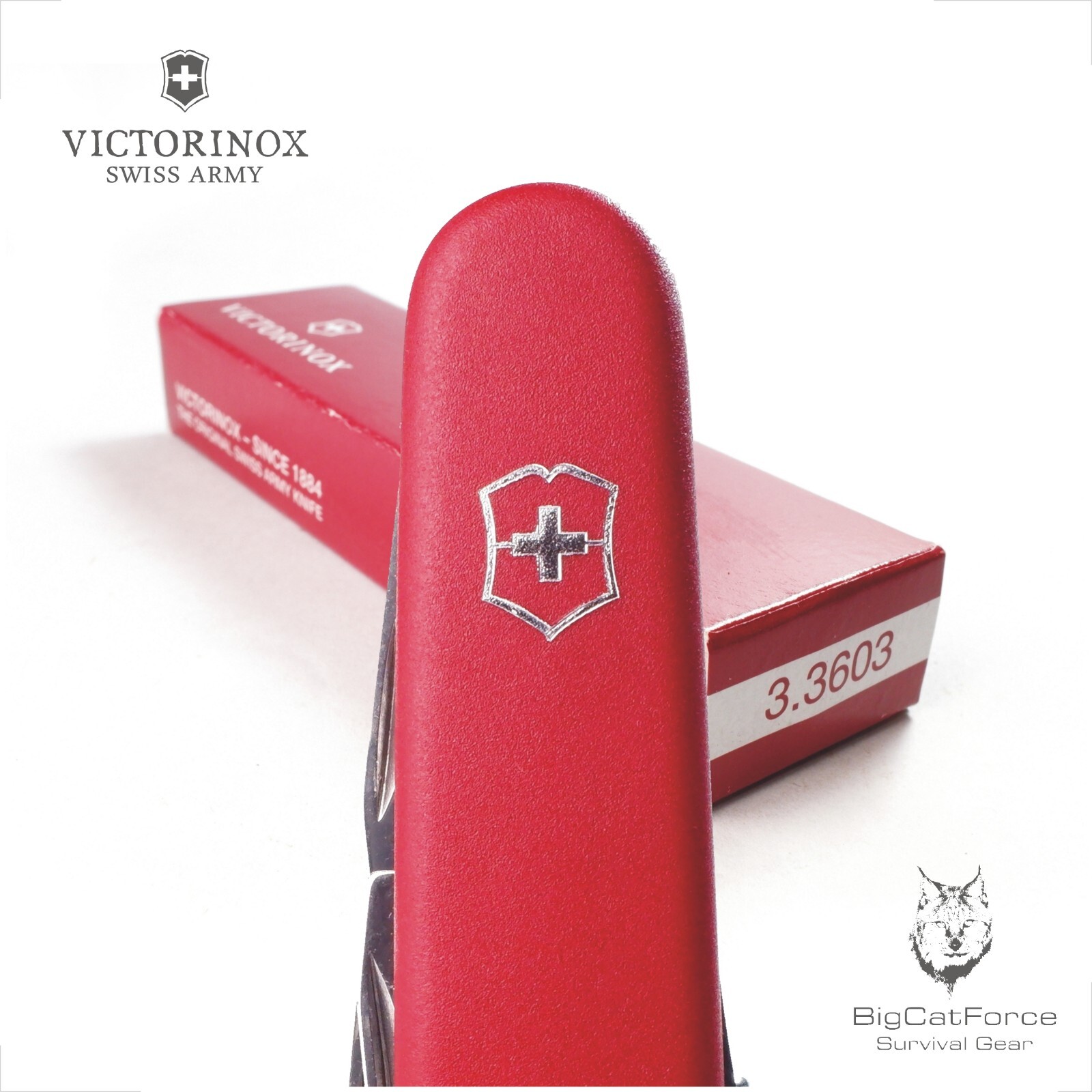 Victorinox Swiss Army Knife Spartan 91mm Matt/ Satin in Printed Box 3.3603 RARE