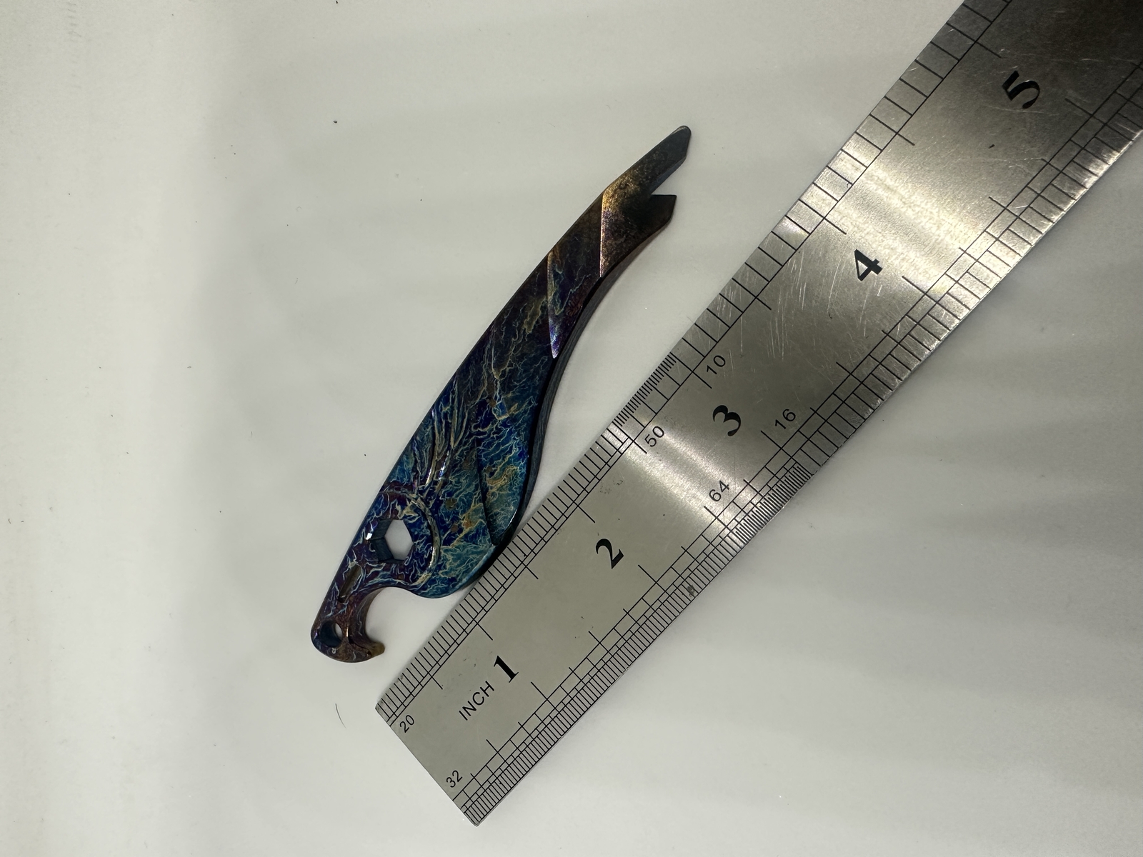 YJGDCN RIHE Design PioneerEDC PRY Bar TOOL TC4 TITANIUM BODY YJEDC06-Color-DIY
