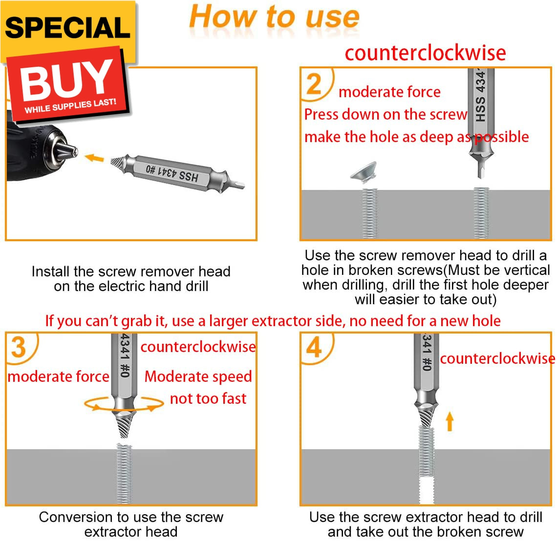 Gifts for Men,Damaged Screw Extractor Set-Christmas Stocking Stuffers for Adults