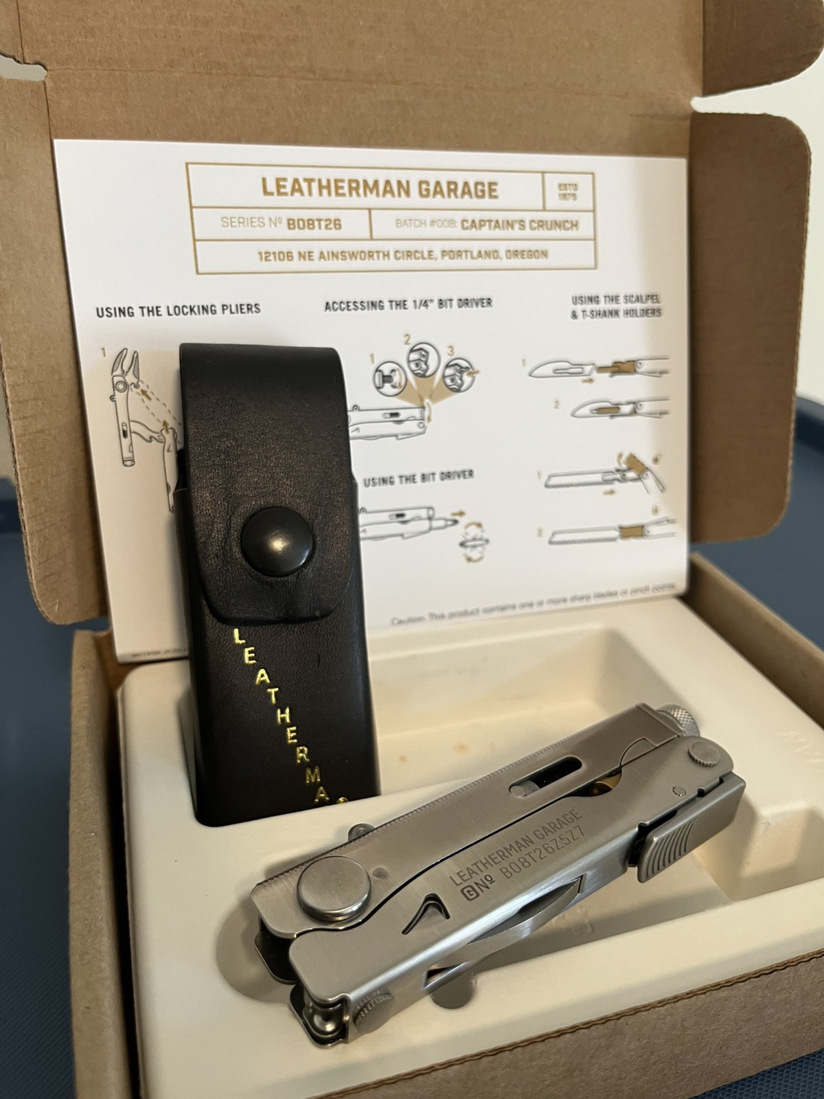 Leatherman -Garage- Batch #008: Captain’s Crunch | Limited Run – New Condition