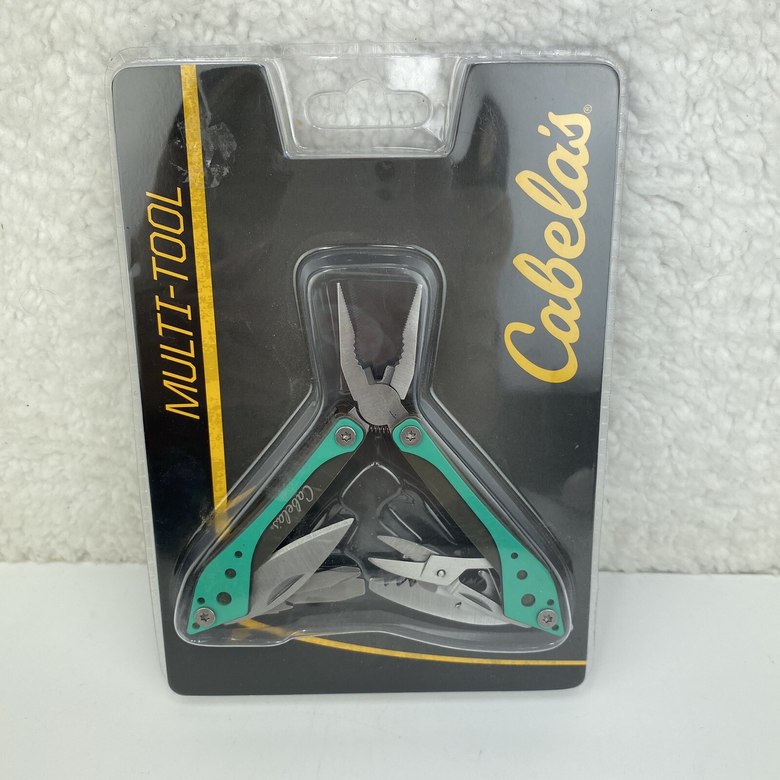 Cabela’s Multi-Tool Green + Nylon Sheath New in Package