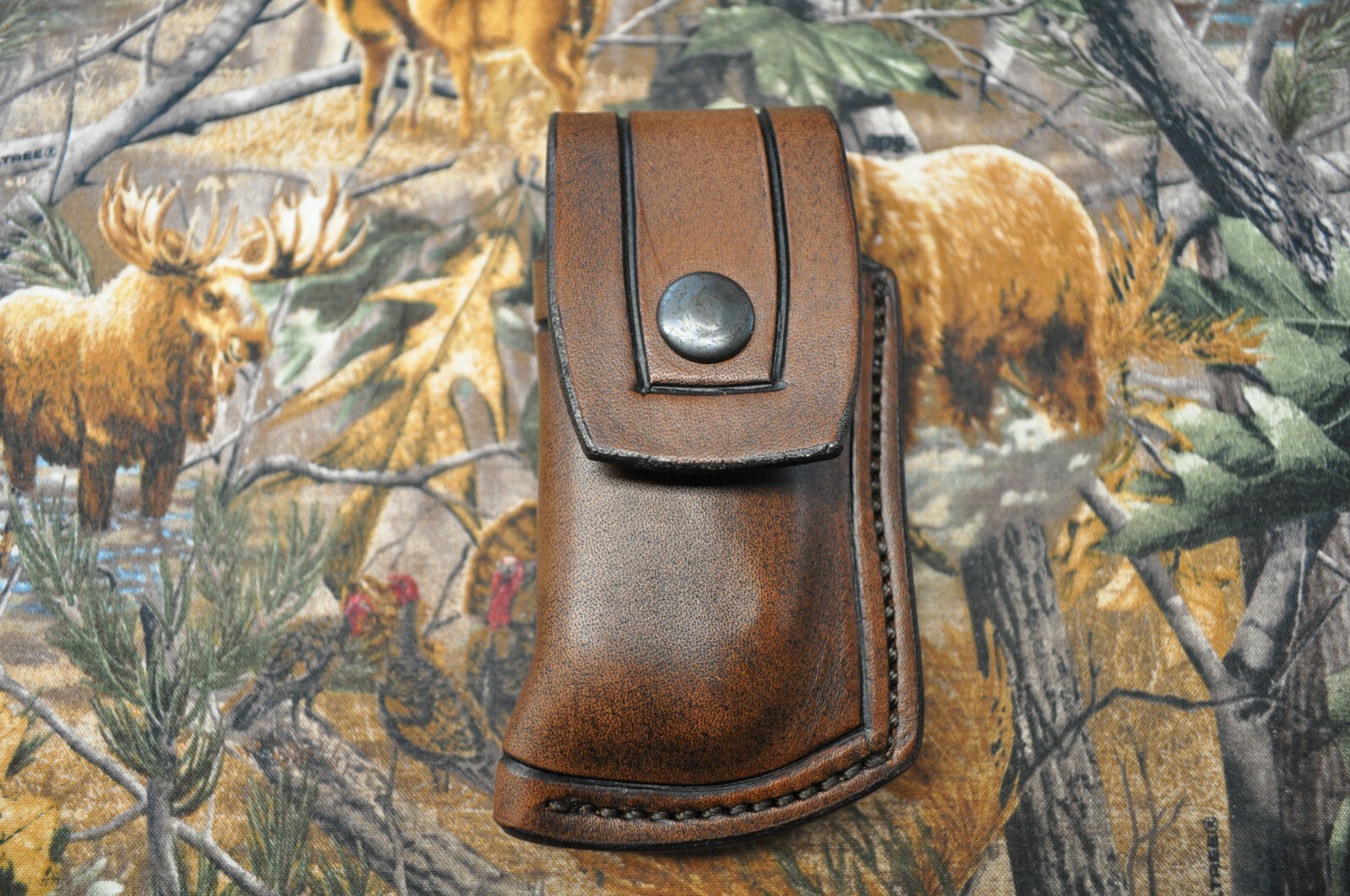 Custom Handmade Sheath for Leatherman Wave-L. Handed (Sheath Only)