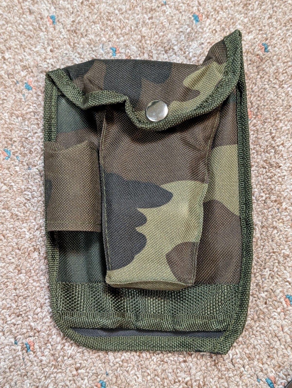 6-IN-1 FOLDING MULTI-PURPOSE SHOVEL Set, BK1908, Camping, Hunting, Sheath & Box