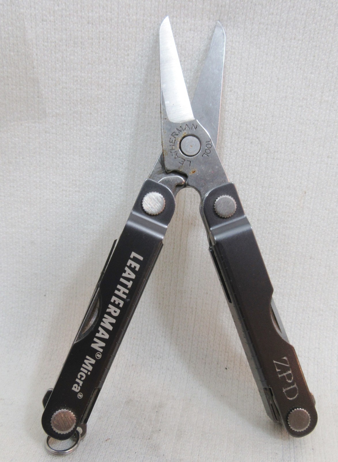 Leatherman Micra Gray Multi-Tool USA Inscribed Handle