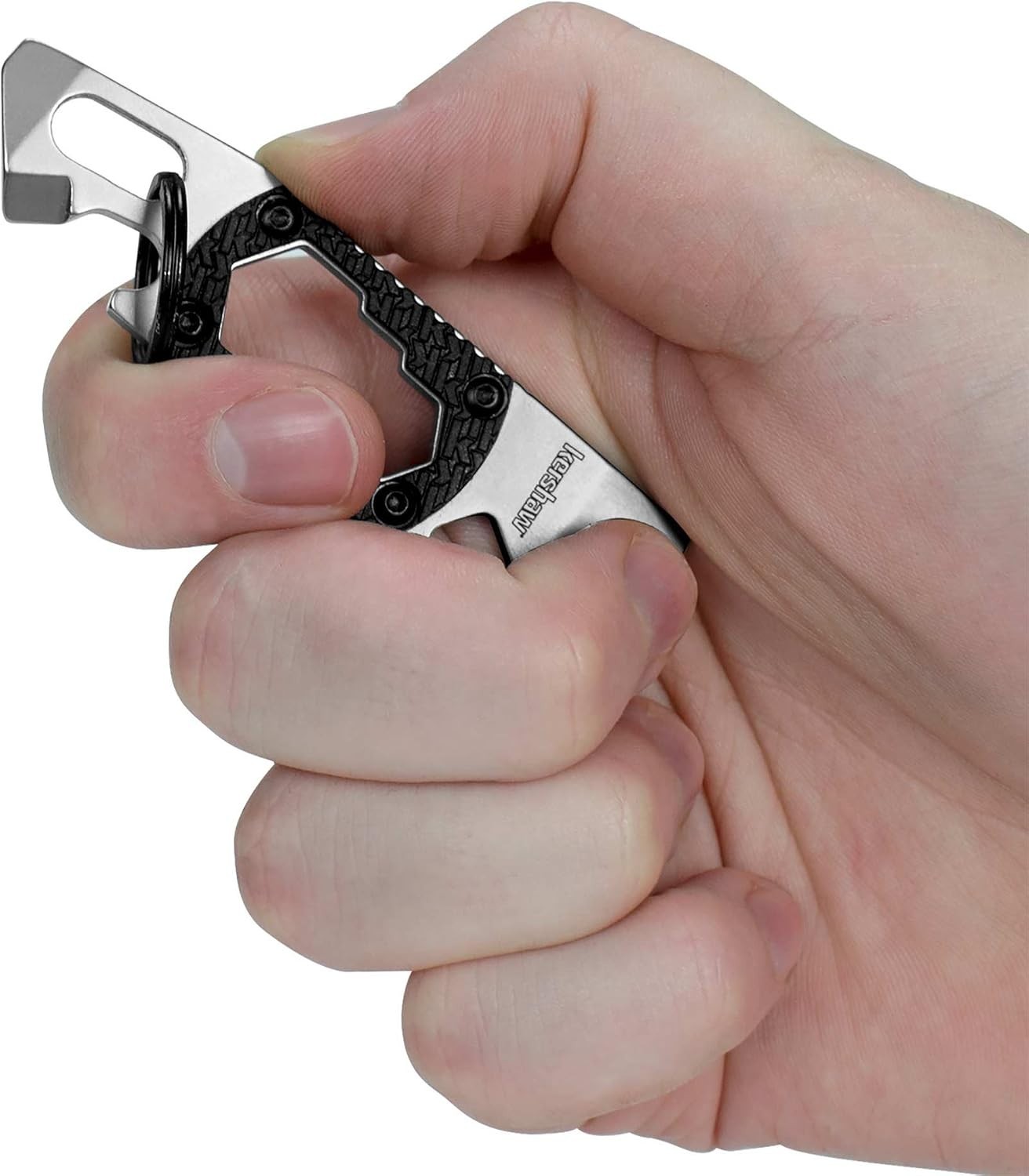Compact Kershaw PT-2 Keychain Utility Tool with Bottle Opener and Screwdrivers