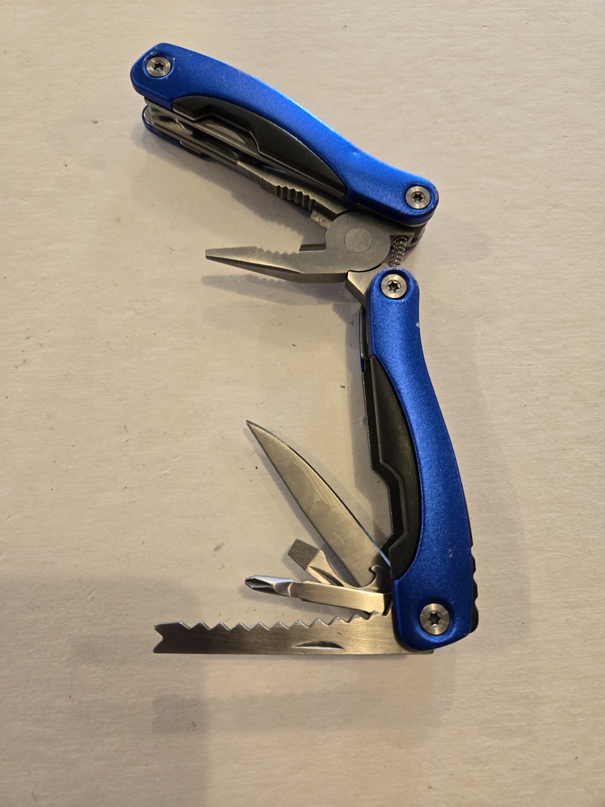 Swiss Force Multi Tool 10 Functions, Blue – (TSA Confiscated)