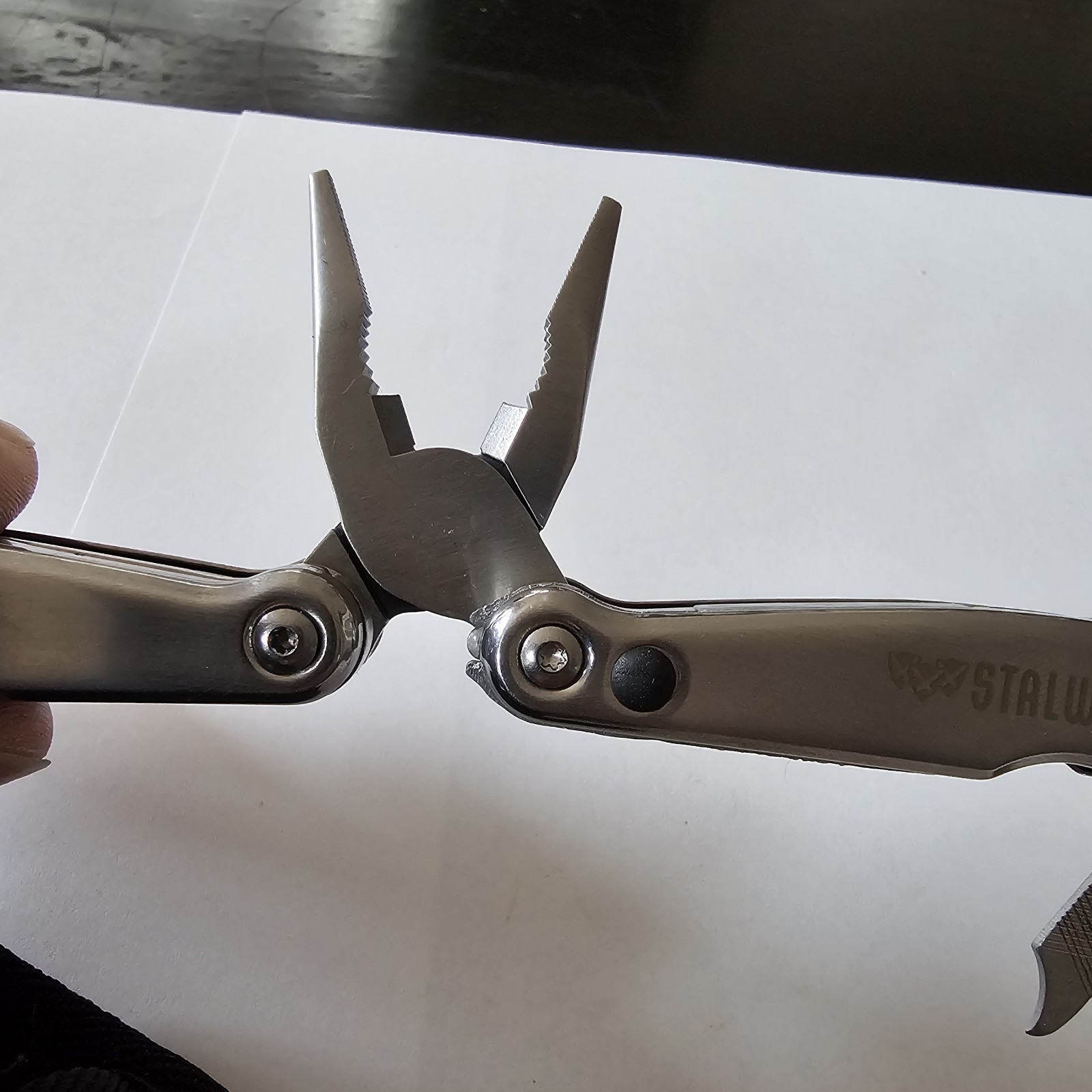 Stalwart Folding Pliers Multi Tool With Case New Old Stock Knife Saw