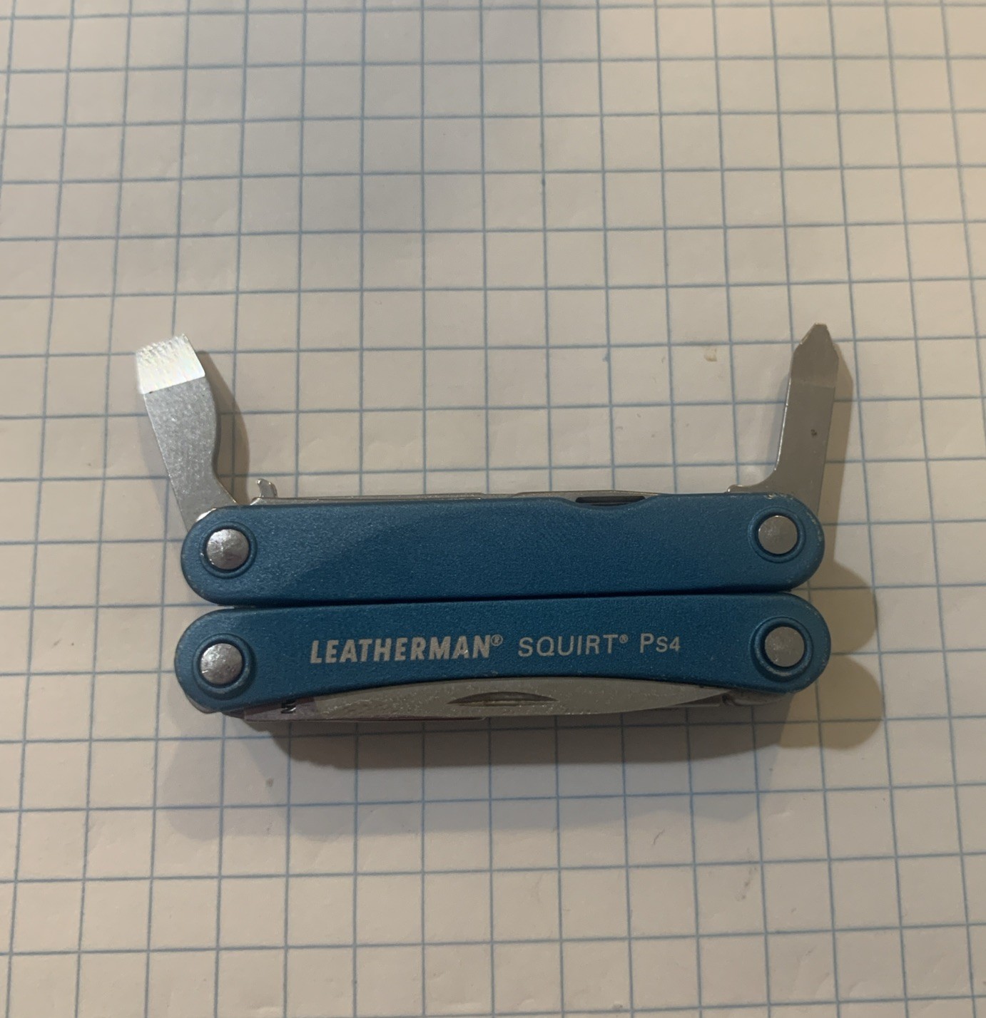 Leatherman Squirt PS4 Blue Multi Tool Rare And Retired – Super Clean EUC 9.5