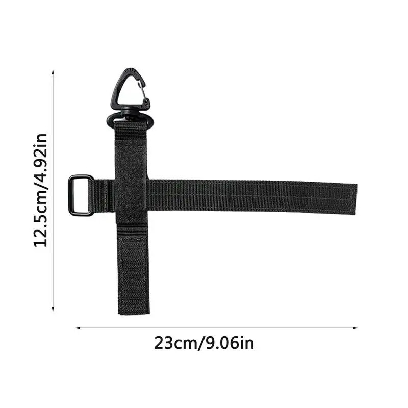 Outdoor Camping Glove Strap Hiking Nylon Ribbon Keychain Tacticals Triangle tool