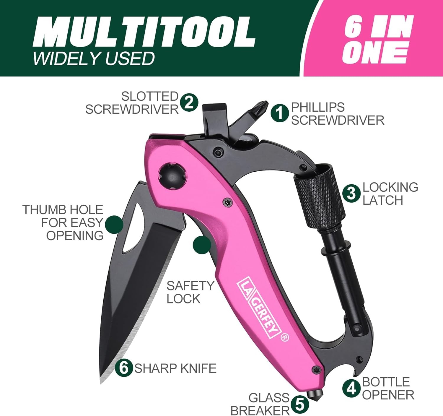 Gifts for Women Mom Wife, Multitool for Woman, Stocking Stuffers for Women Mo…