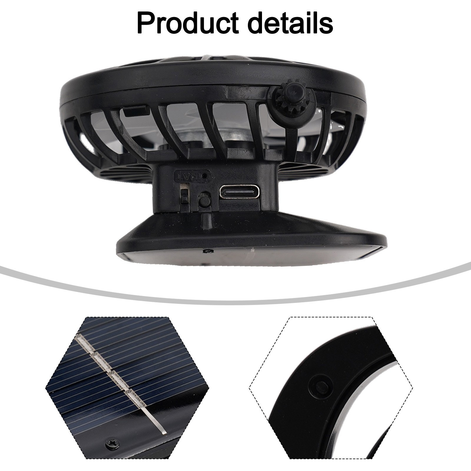 Portable Solar Powered Fan Hat with USB Charging Option for Outdoor Adventures