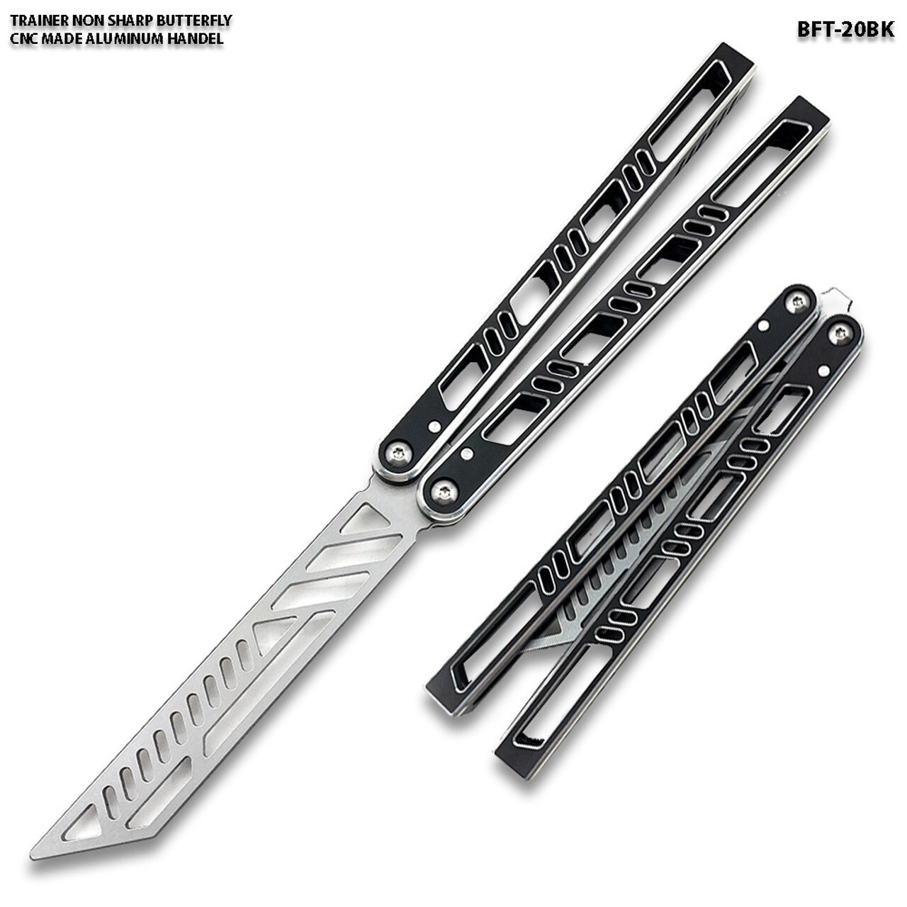 CNC Black Squid Triton Model Non-Sharp Professional Trainer – Butterfly