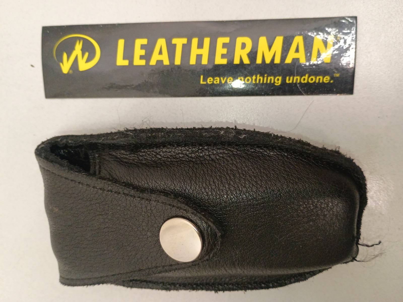 Vintage Leatherman Wave 1st Gen Multi Tool Pat Pend Custom Leather Sheath Case