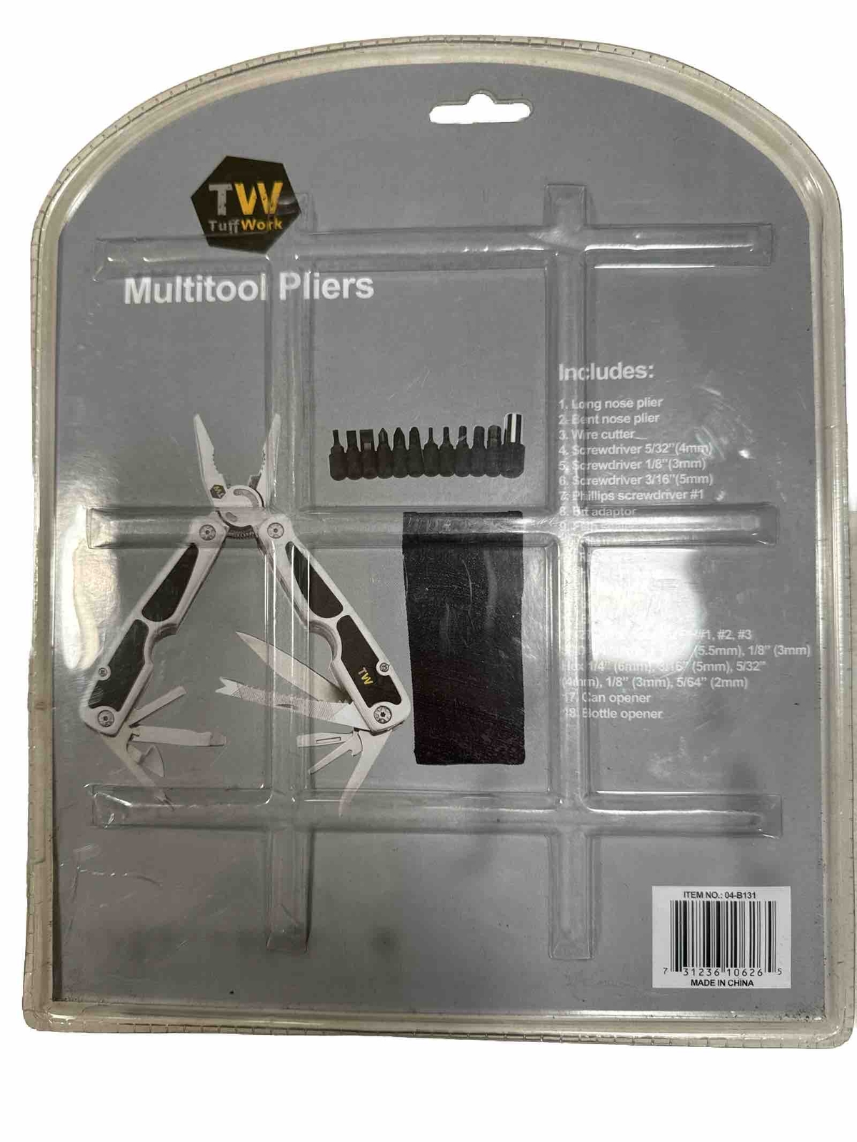BRAND NEW!!! Stainless SteelMulti Tool Pliers With 29-in-1 11 Piece Bit Kit
