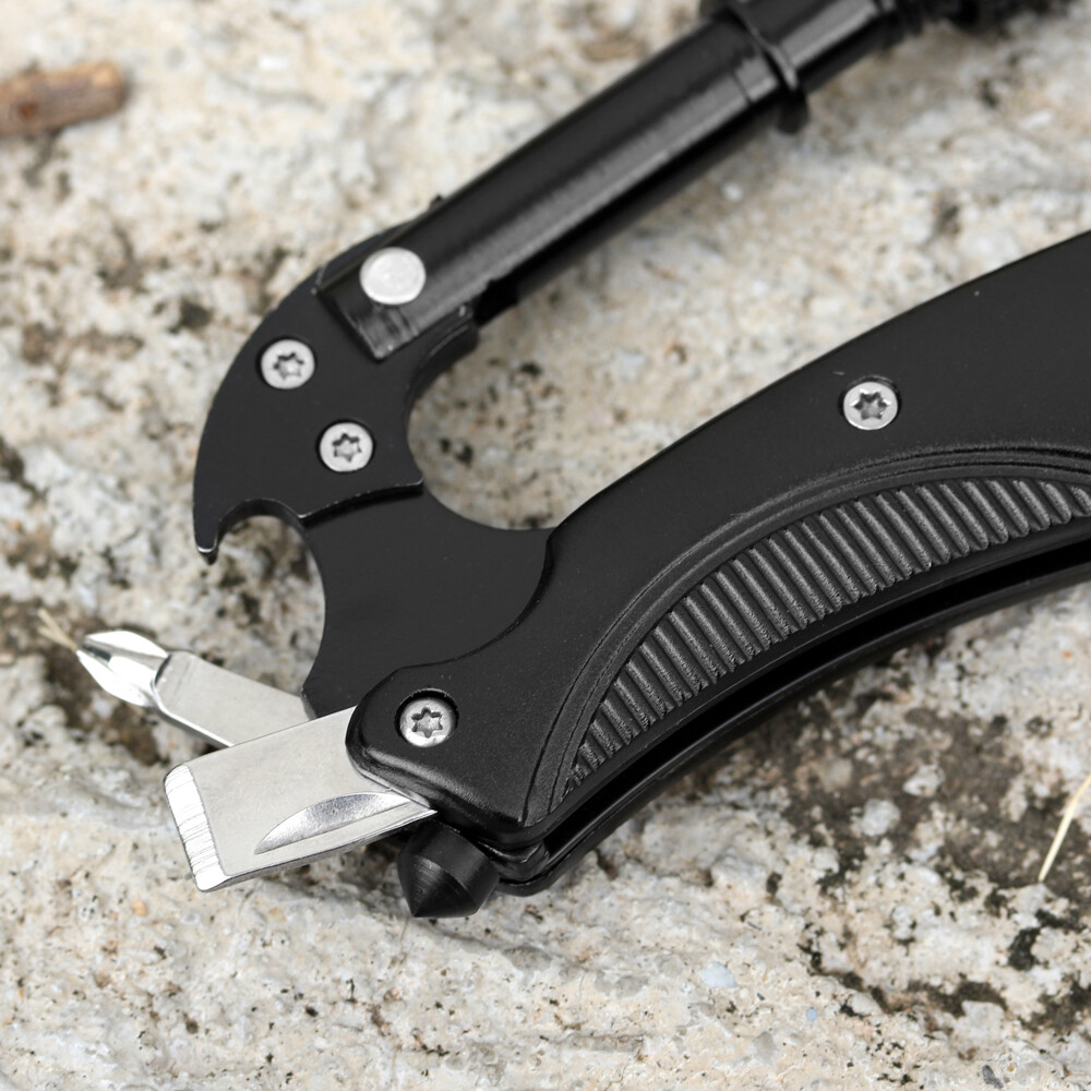 7 in 1 Tactical Emergency Survival Gear – Key Clip, EDC Pocket and Backpack Tool
