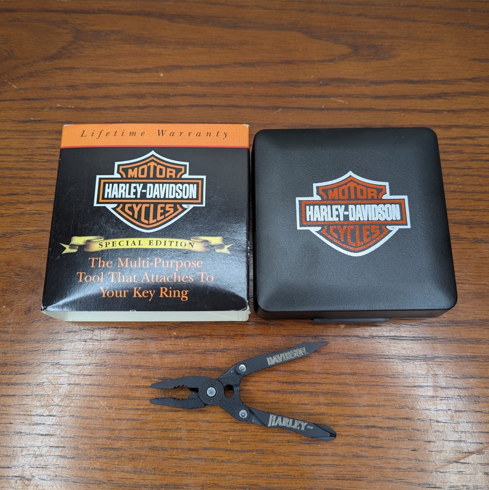 Harley Davidson SeberTool M2 by Sebertech Mini Multi-Tool Key Ring USA Vintage
