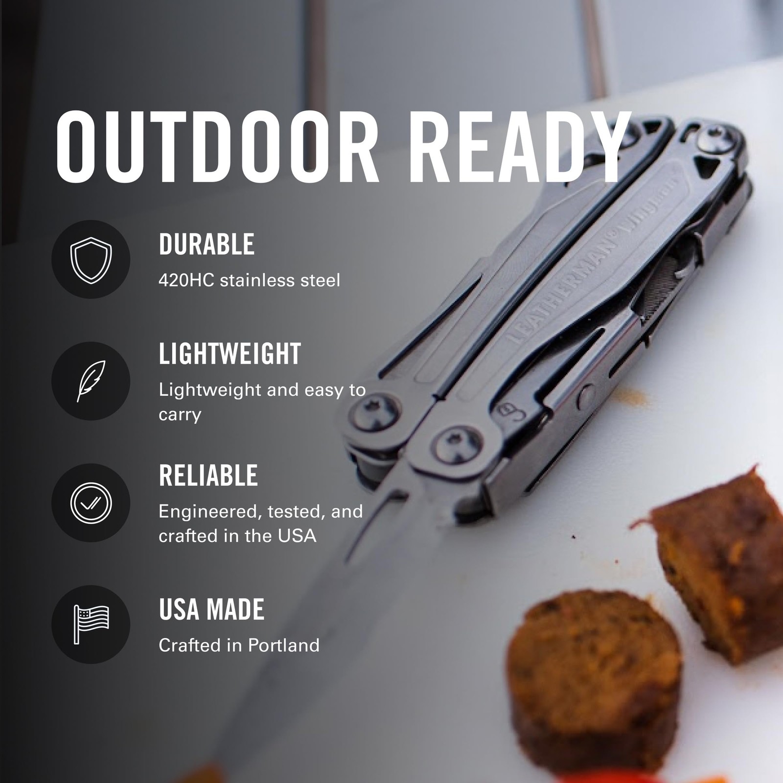 , Wingman Multitool with SpringAction Pliers and Scissors, Stainless Steel