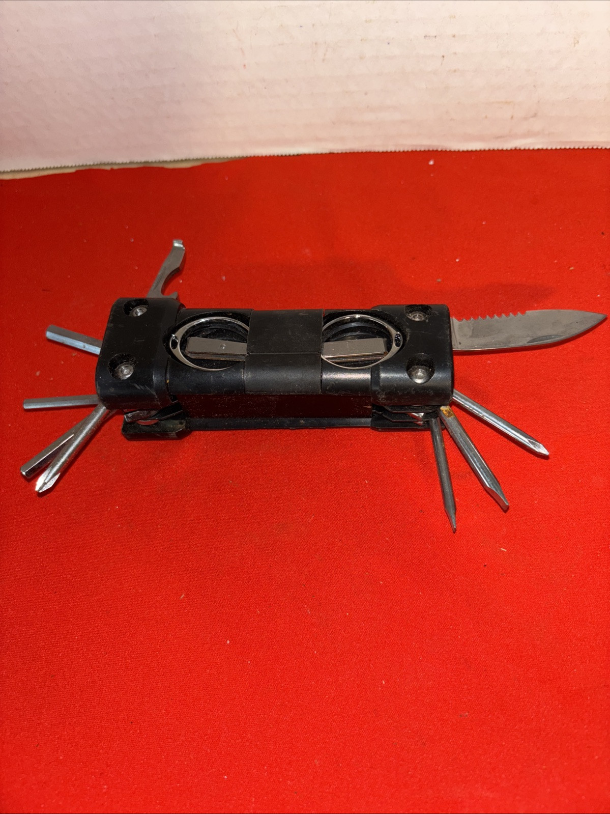 Multi-Tool Knife Scissors Screwdrivers- Crescent Wrench