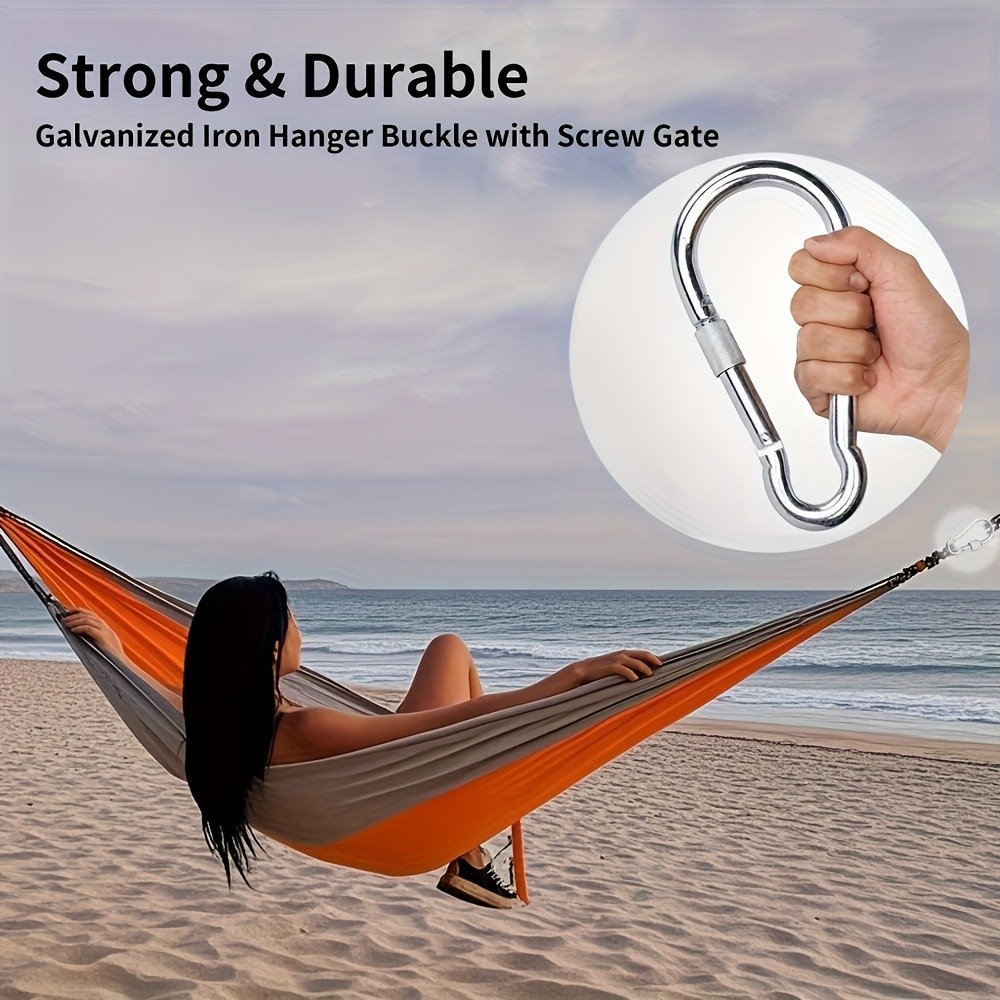 Durable Screw Gate Outdoor Carabiner fits Hammock Backpacking Camping Activities