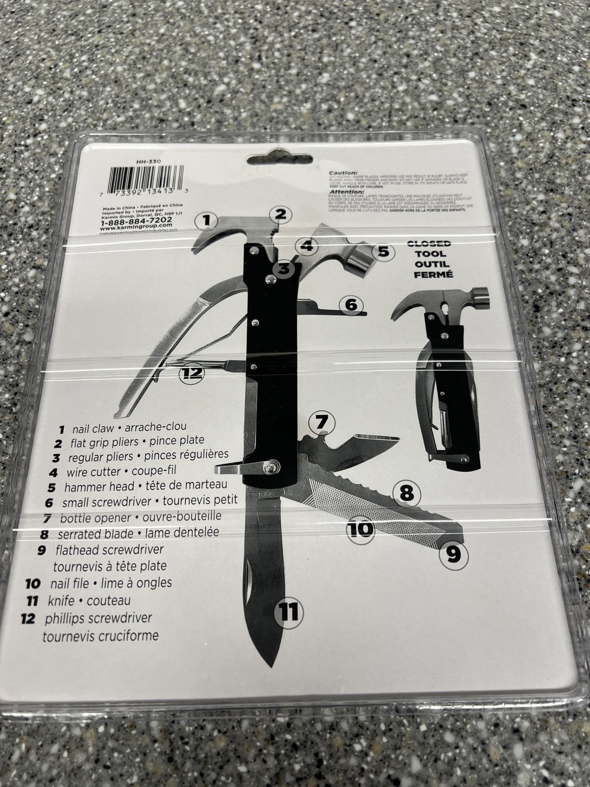 WOW! WorkCrew HIGH PERFORMANCE Multi-Tool (12 Tools in 1) & FAST FREE SHIP!!!!!