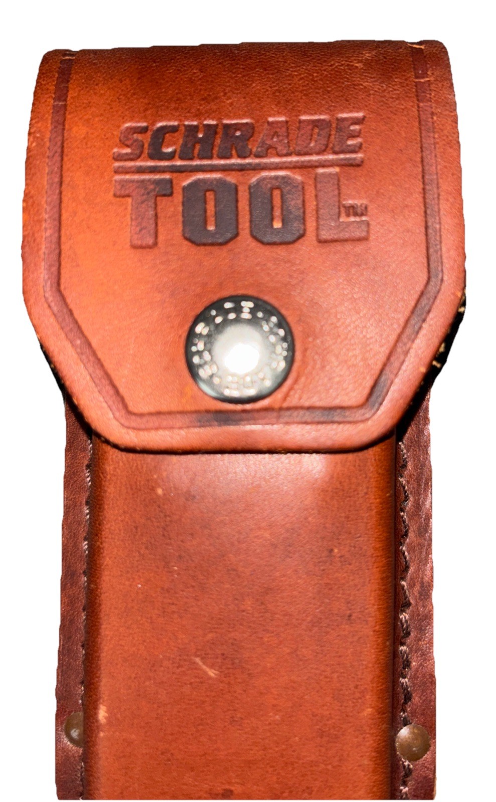 Schrade Tool Brown Leather Sheath (No Knife) Excellent Multi Tool Pouch