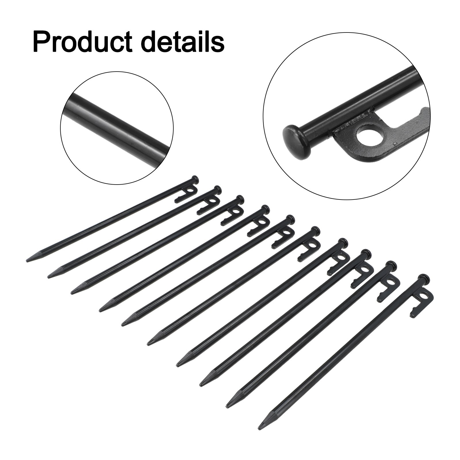 Reliable 30CM Ground Nails with Wear Resistance for Outdoor Activities