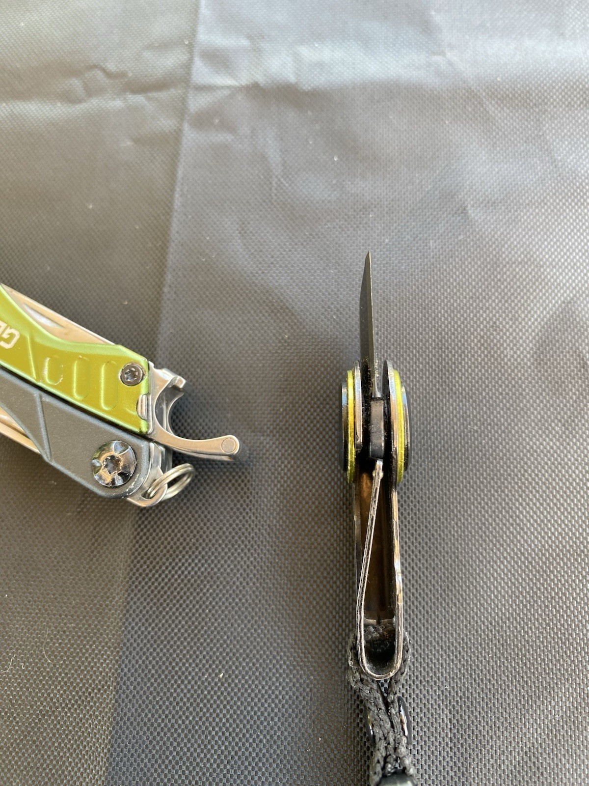 GERBER Dime Multi Tool & Keychain Knife Green Lanyard Zipper Pull L@@K L@@K!