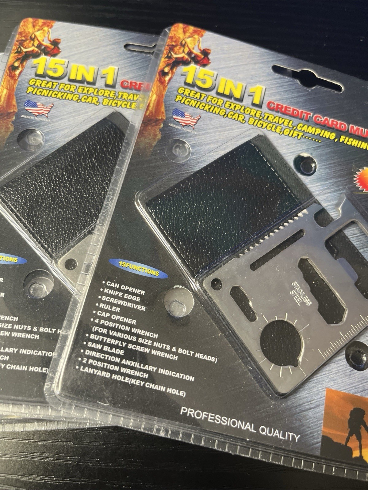 3 BENZEN TOOLS 15 in 1 CREDIT CARD MULTI TOOL POCKET SIZE (New In Package)