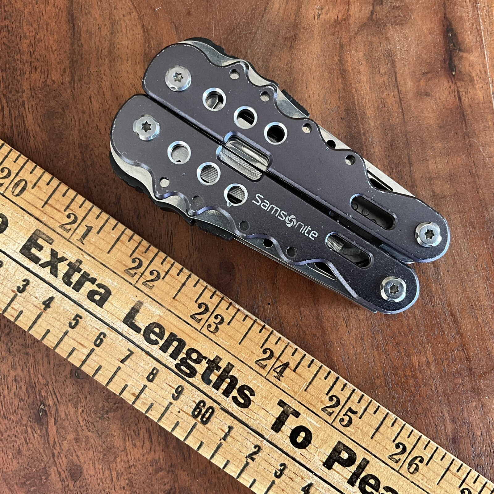 Samsonite 12-in-1 Multi Tool Pliers File Bottle Opener Screwdrivers and More
