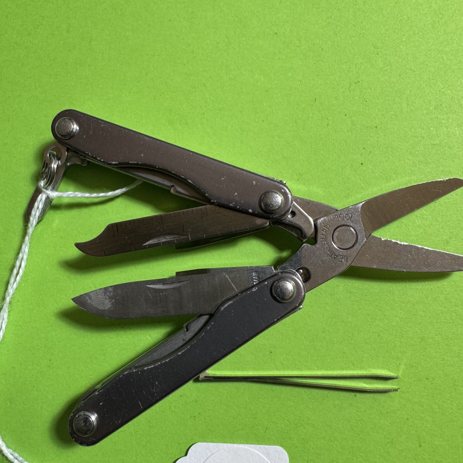 Leatherman Squirt S4 Multi-Tool Scissor Pocket Knife EDC Grey Stainless #864