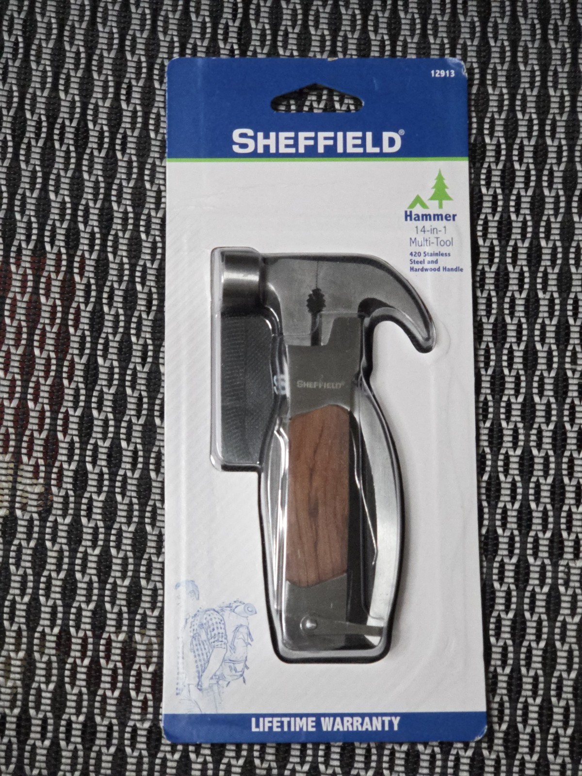 Sheffield The Hammer 14 In 1 Multi Tool Stainless Steel In Excellent Condition