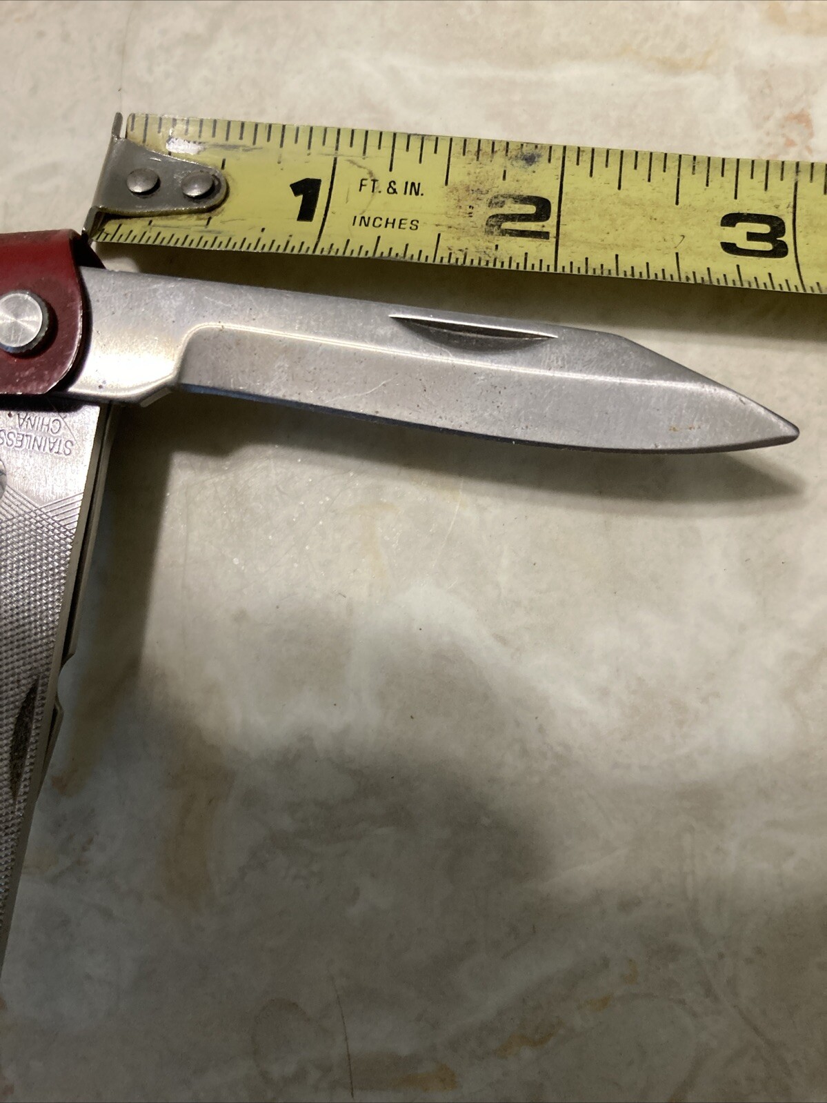 Outdoor Survival Stainless Multi Tool Plier 10 In 1 Compact Knife Saw Wrench