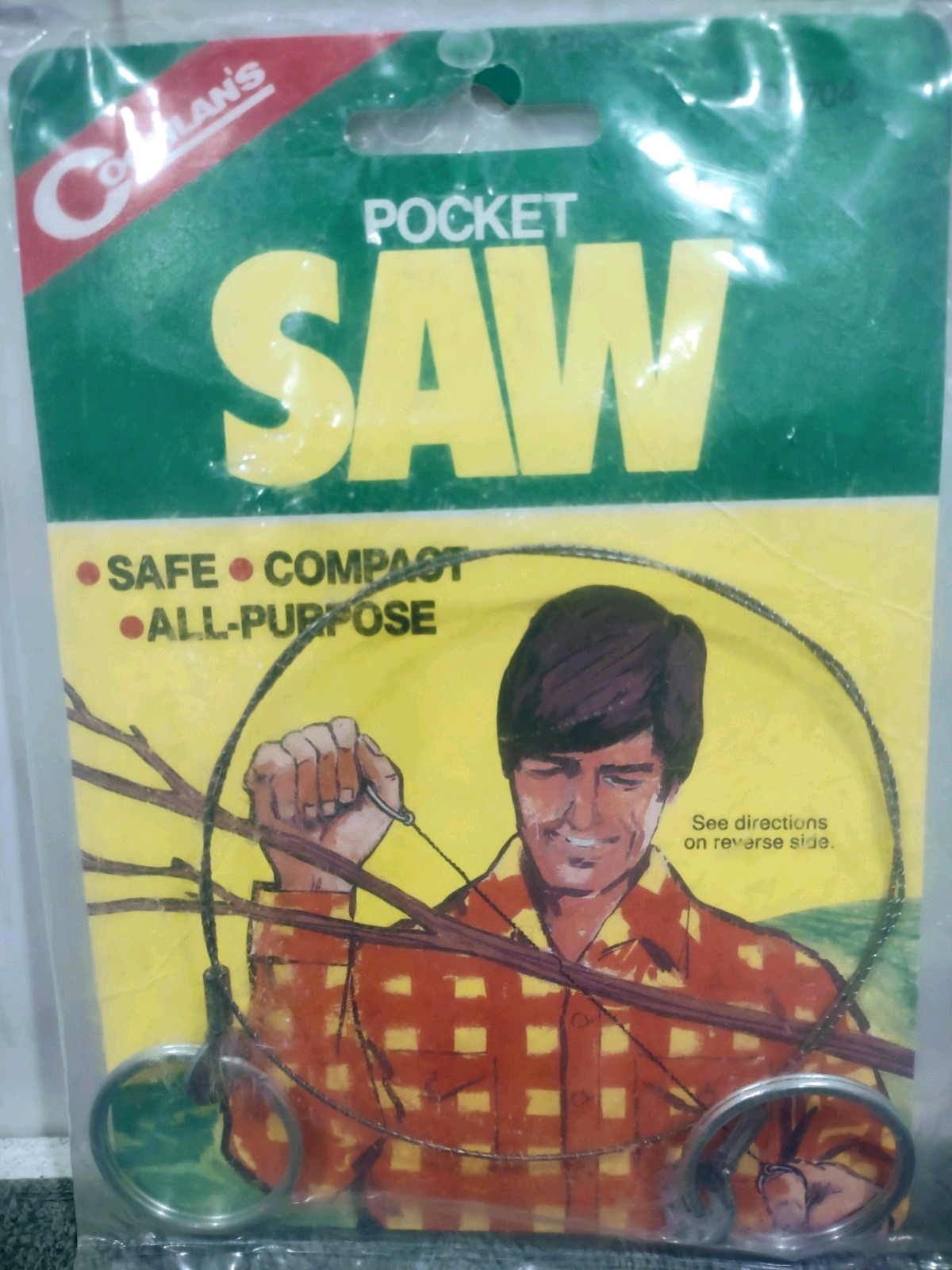 1987 Coghlans POCKET SAW Sealed All Purpose Compact Safe Camping Hiking USA Made