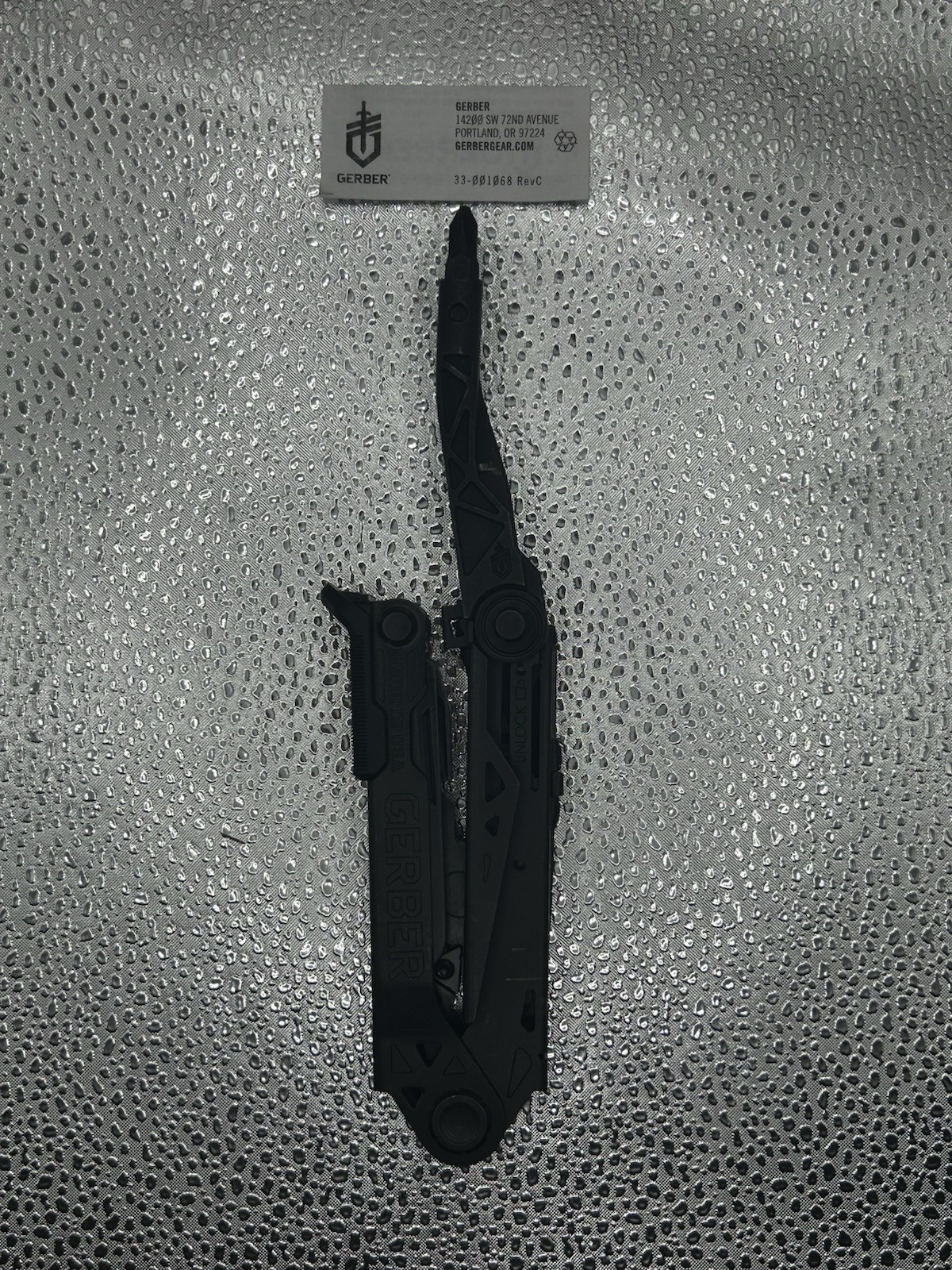 Gerber Black Multi-Tool w/ Bits + Nylon Sheath – Camping Survival EDC