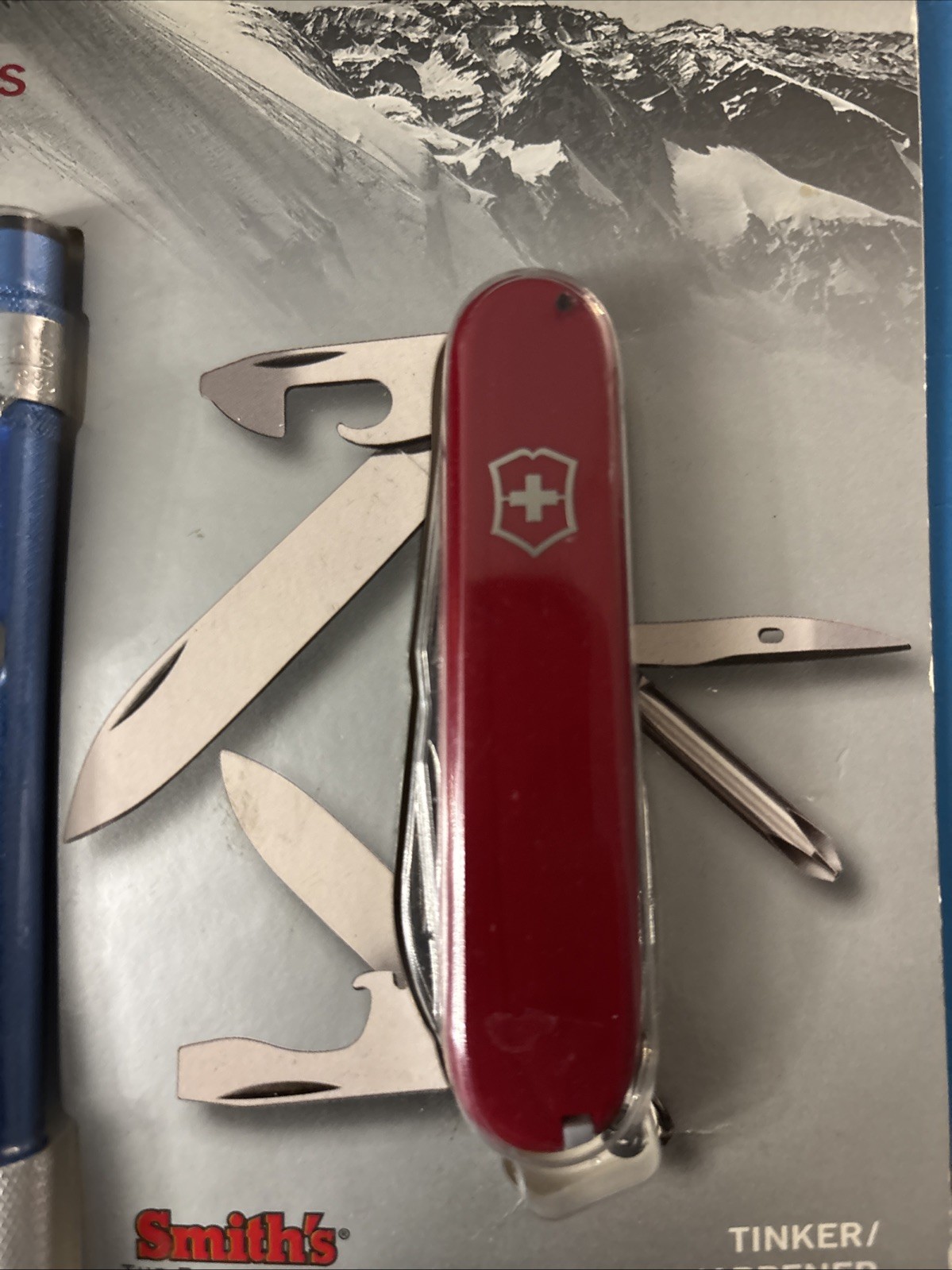 New Victorinox Swiss Army Tinker Knife & Sharpener Set