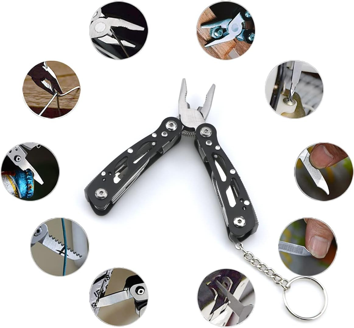 Small Multitool Pliers,Outdoor Pocket Multitools Mini Pliers,Best Gifts for Mens
