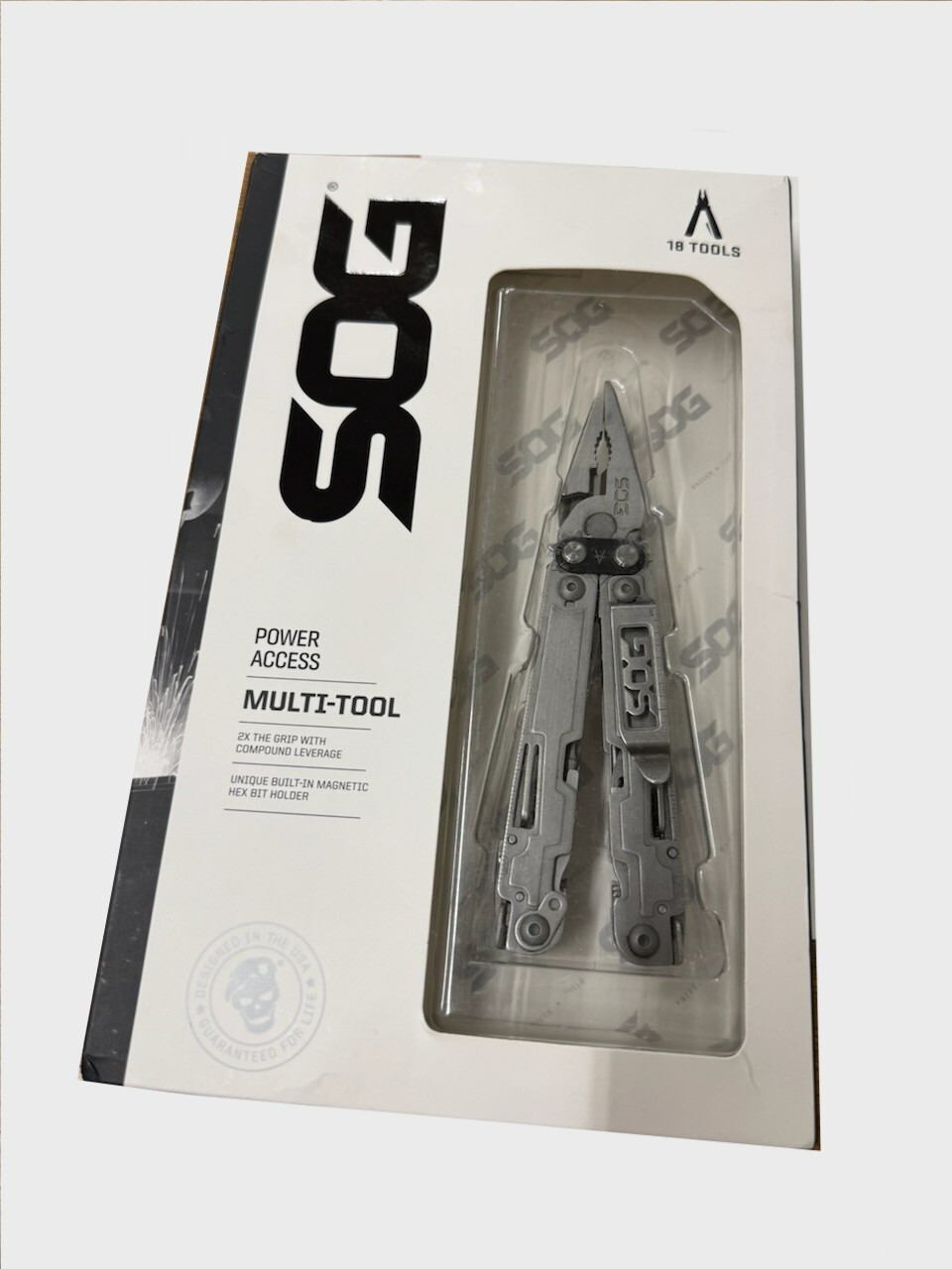 SOG PowerAccess Well-Rounded One-Handed Lightweight Daily Pocketable Stainless