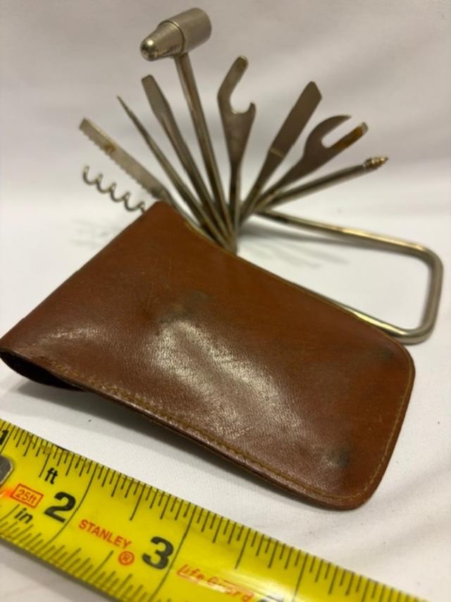 Vintage Toolmaster Folding Pocket Multi Tool w/Case