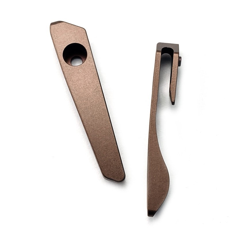 Titanium CNC Pocket Clip for Strider SNG SMF Knife DIY Replacement Upgrade