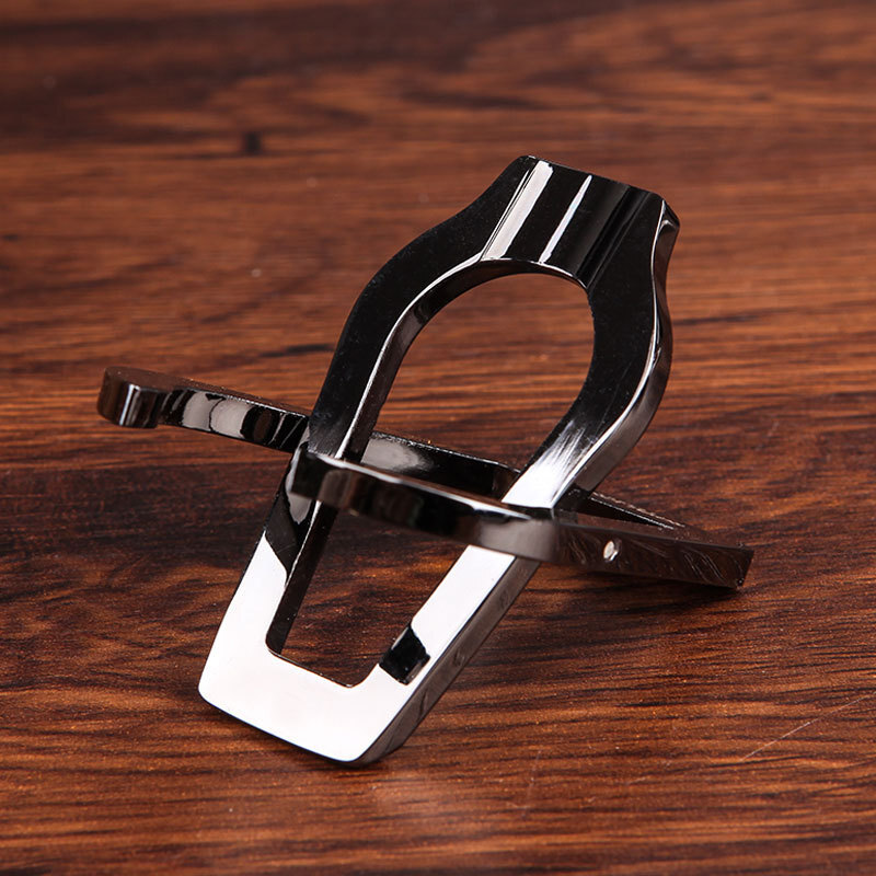 Small Stainless Steel Tobacco Cigar Pipe Stand EDC Foldable Rack Holder Tool*1pc