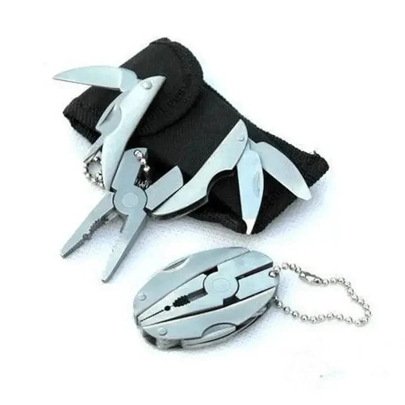 Portable Multitool Pliers Self Locking Stainless Steel Folding Pocket EDC Tool*