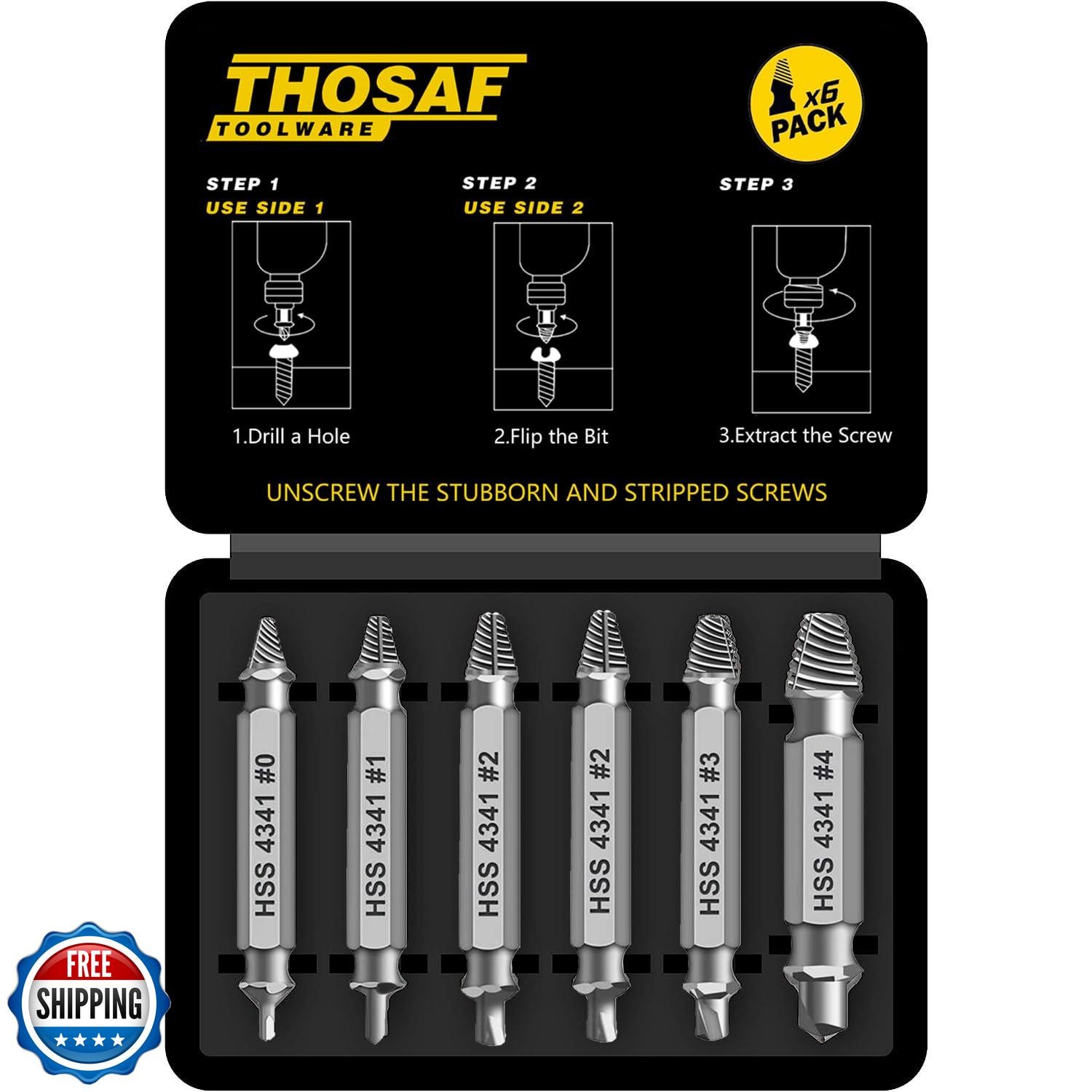 Gifts for Men,Damaged Screw Extractor Set-Christmas Stocking Stuffers for Men