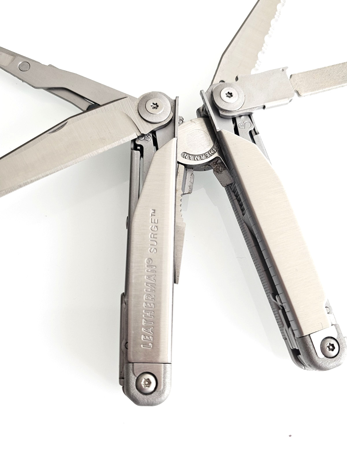 Leatherman Surge Multitool Pocket Knife in Original Leather Sheath Sheath Mint 1st